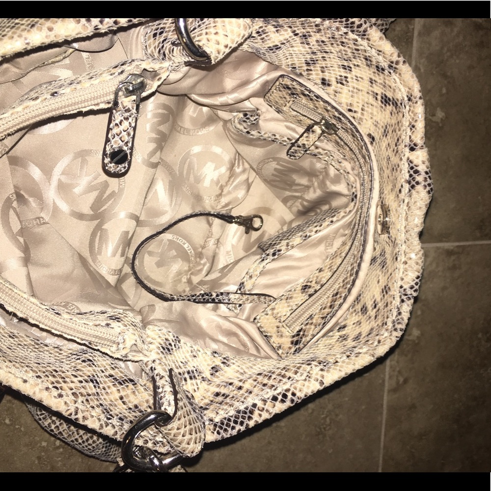 Michael Kors Python Bag Euc - image 7